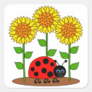 Recherche de coccinelle jaune autocollants Tournesol