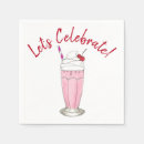 Zoek naar vieren servetten Roze