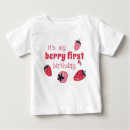 Recherche de first birthday tshirts Fraise