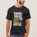 Recherche de balle de golf tshirts Golfeur drôle