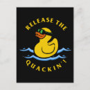 Recherche de canard en caoutchouc jaune cartes postales Drôle