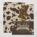 Recherche de impression anniversaire invitations Cow boy