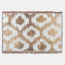 Zoek naar ikat patroon dekens Modern