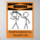 Zoek naar trompet humor posters Trompetspeler