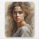 Recherche de dessin tapis souris Portrait