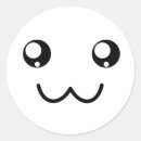 Recherche de visages drôles autocollants Kawaii