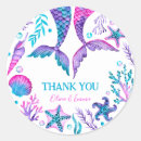 Recherche de anniversaire sirène autocollants Coquillages