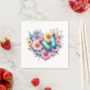Zoek naar mooie vlinder servetten Wilde bloemen
