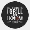 Zoek naar grappige barbecue stickers Grillmeester
