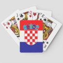Recherche de croate jeux de cartes Drapeau de la croatie