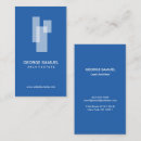 Recherche de bleu et blanc cartes visite Architecture
