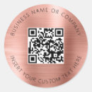 Recherche de code qr autocollants Minimaliste