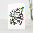 Recherche de pouce vert vœux cartes Plante