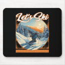 Recherche de ski neige tapis souris Skieur