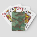 Zoek naar leger camouflage speelkaarten Abstract