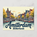 Recherche de vintage amsterdam cartes postales Europe