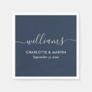 Recherche de bleu marine serviettes Simple