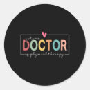 Recherche de physiothérapeute autocollants Médecin