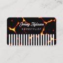 Recherche de peigne de cheveux cartes visite Salon de coiffure