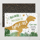 Recherche de gold dinosaur invitations Pour tous