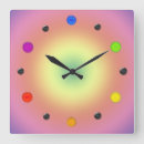 Recherche de couleur primaire horloges Rouge