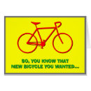 Zoek naar grappige fietsen verjaardagskaarten Fietser