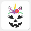 Recherche de visage de citrouille autocollants Pour elle