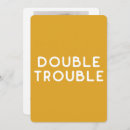 Zoek naar tweeling geboorte uitnodigingen Modern