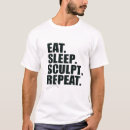 Recherche de sculpture en argile tshirts Artiste de l'argile
