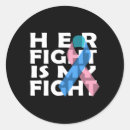 Recherche de ribbon autocollants Lutteur contre le cancer