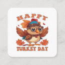 Recherche de dinde de thanksgiving cartes visite Vacances