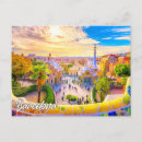 Recherche de guell de parc cartes postales Espagne