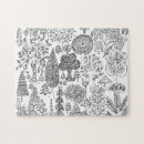 Recherche de motif noir puzzles Décoratif