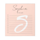 Recherche de calligraphie blocsnotes Girly