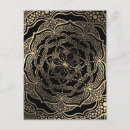 Recherche de mandala floral cartes postales Boho
