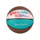 Zoek naar basketballen Meisje