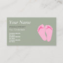 Recherche de pédicure cartes visite Pédicurie