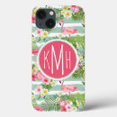 Recherche de monogramme ipad mini coques Fleur