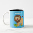 Recherche de lion mignon tasses Dessin