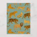 Recherche de motif léopard cartes postales Safari