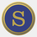 Recherche de royal blue gold Monogramme