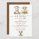 Recherche de farm baby shower invitations Animaux de ferme