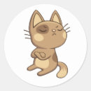 Recherche de dessin de chat autocollants Chatte