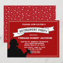 Recherche de chef des pompiers invitations Retraite