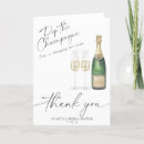 Recherche de bouteille de champagne vœux cartes Élégant