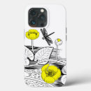 Recherche de nénuphars iphone coques Jaune
