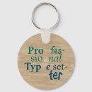 Recherche de profession porteclés Typographie