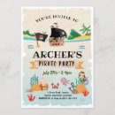 Zoek naar piraten uitnodigingen Onder het zee