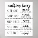 Recherche de cinco posters Taco