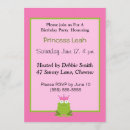 Recherche de prince frog invitations Rose